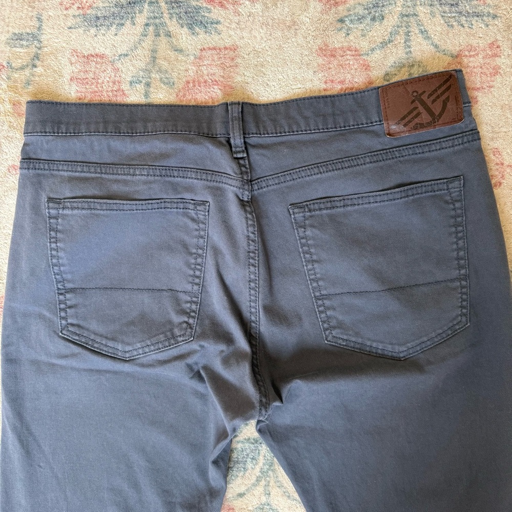 Men's Straight-Fit Docker Jeans Slate Blue - Picture 6 of 9
